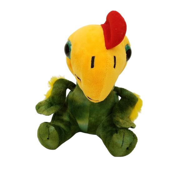Wild Republic Oviraptor Green Yellow Dinosaur Plush Stuffed Animal Toy 2014 - Picture 1 of 10